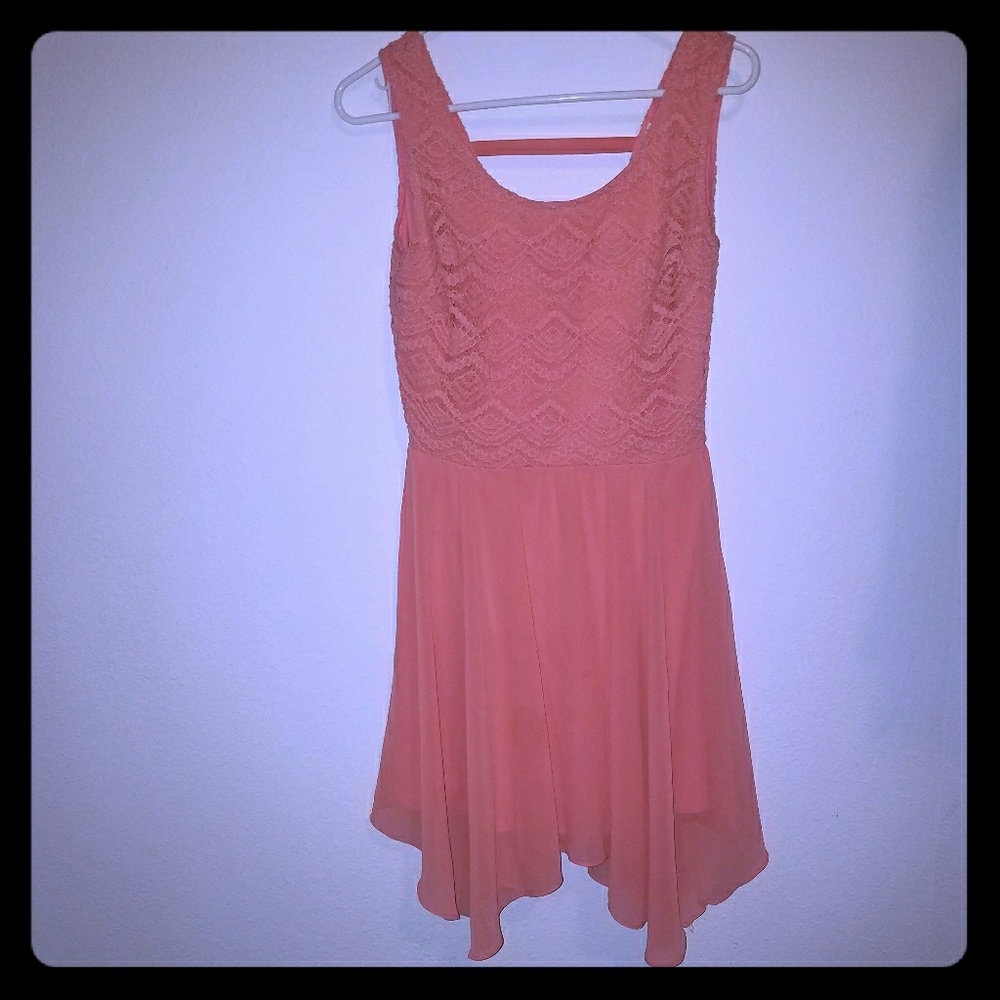 Gorgeous peach colored summer dress